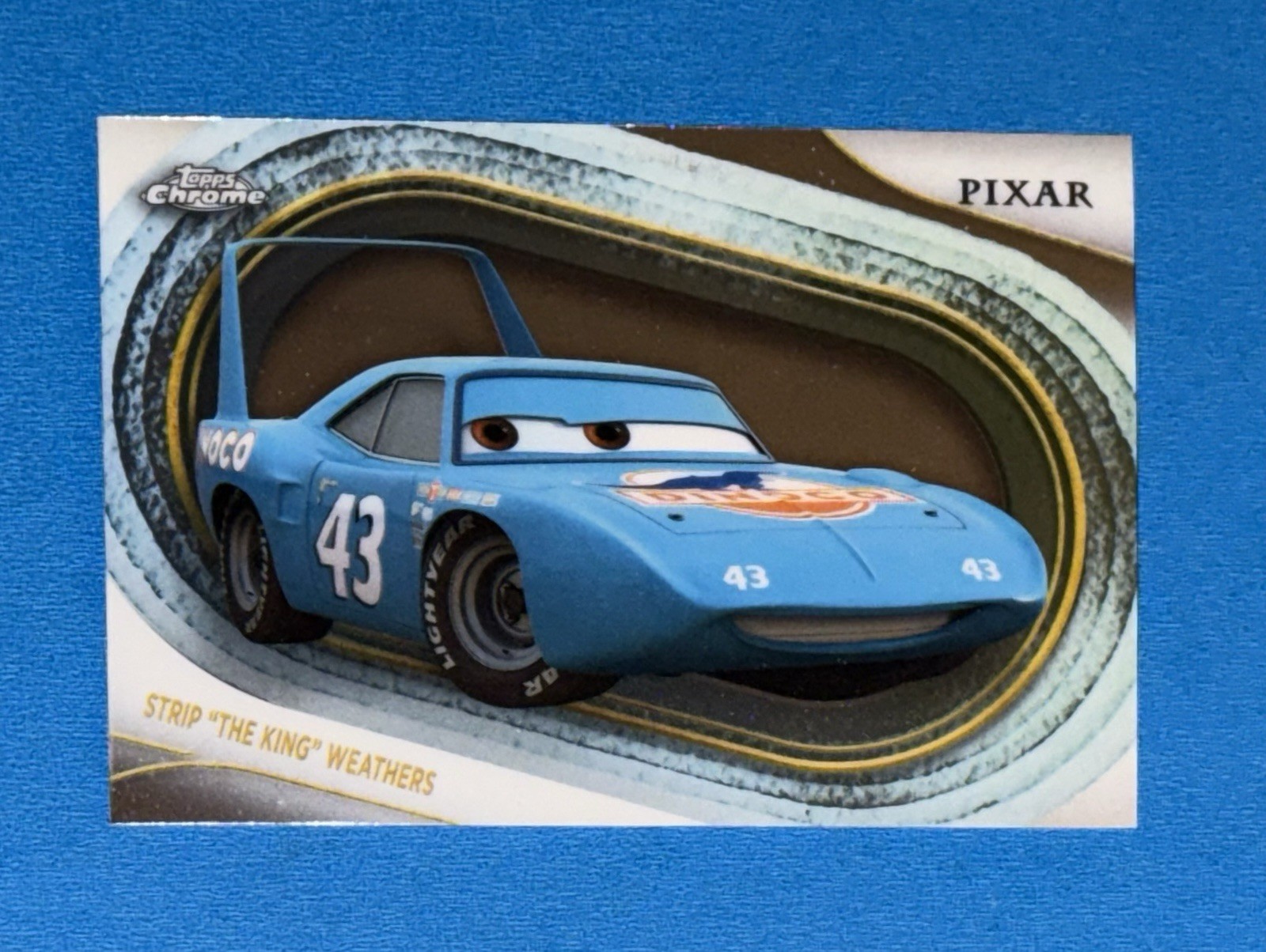 2025 Topps Chrome Disney Pixar Cars Strip “The King” Weathers Trading Card #57 2025 Topps Chrome Disney Pixar Cars Strip “The King” Weathers Trading Card #57