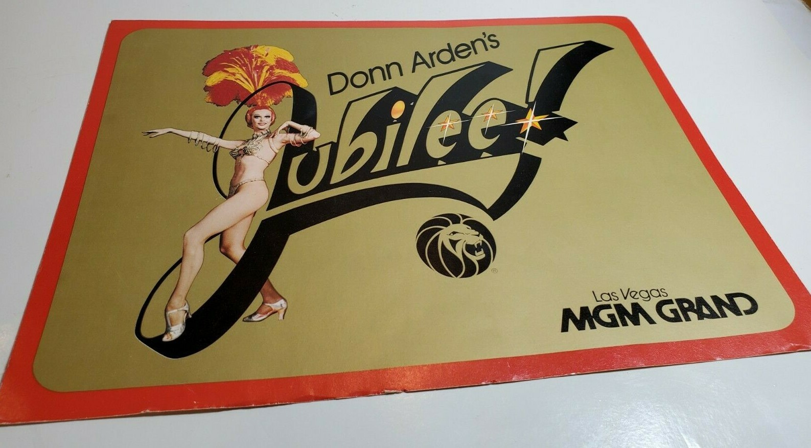 Don Arden\'s Jubilee at MGM Grand Las Vegas - Program  9\