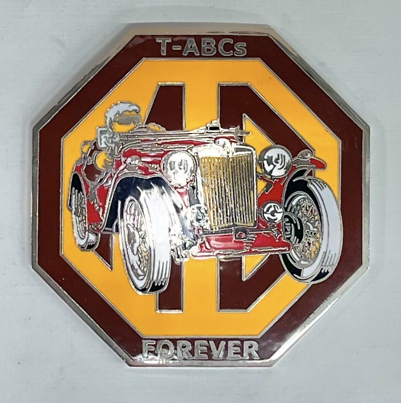 MGTD, MGTC, MG TD, MG TC grill badge MGTD, MGTC, MG TD, MG TC grill badge