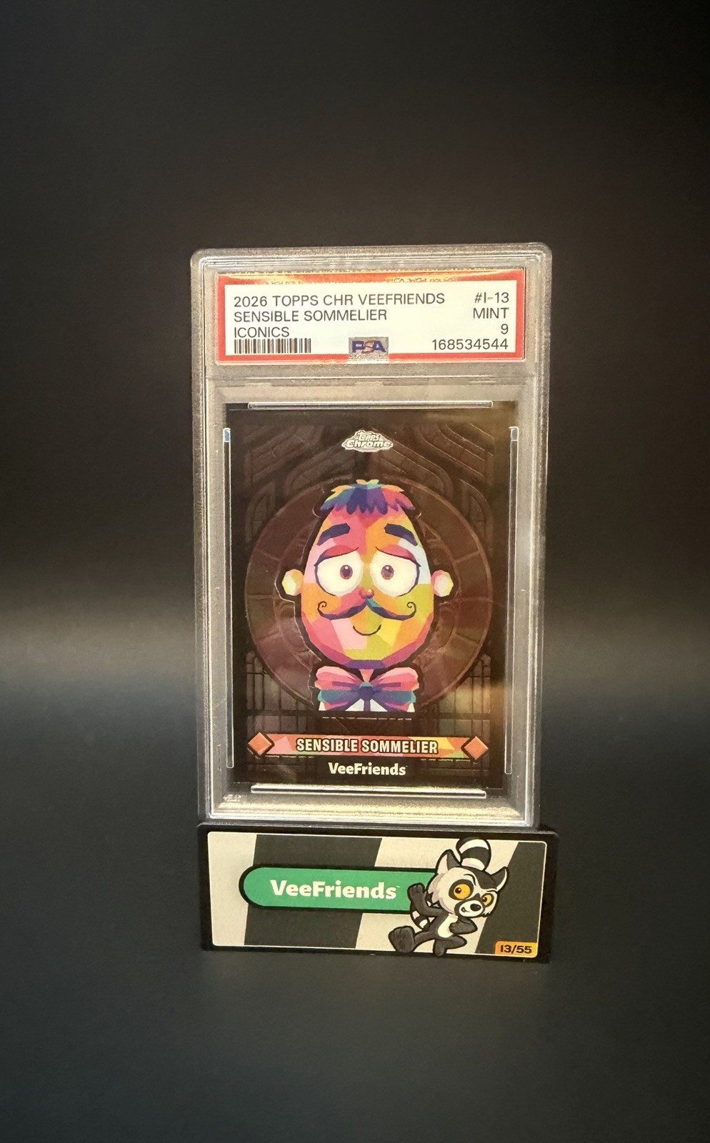 Topps 2026 Chrome VeeFriends 🔥Iconics🔥 I-13 ⭐️Sensible🍷Sommelier⭐️ PSA 9‼️ Topps 2026 Chrome VeeFriends 🔥Iconics🔥 I-13 ⭐️Sensible🍷Sommelier⭐️ PSA 9‼️