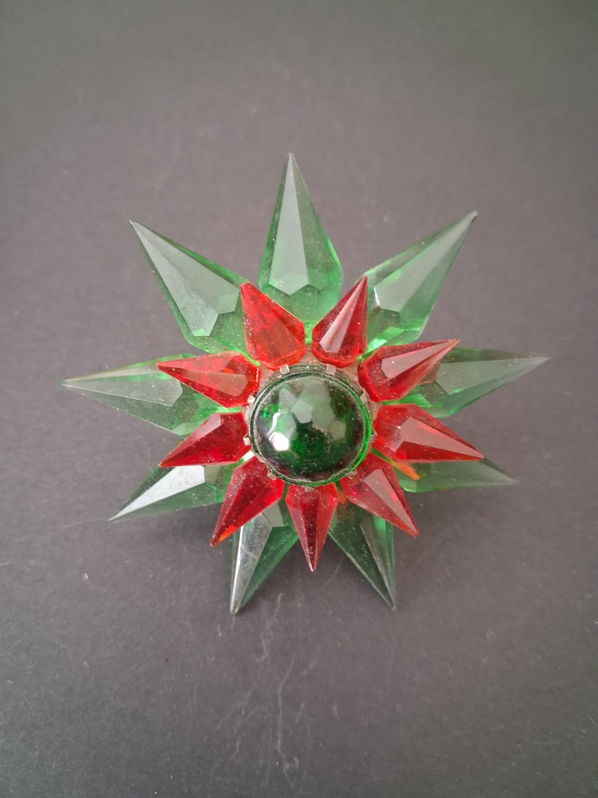 Vintage C-6 700 Series Matchless Star Green/Red With Green Gem Working Vintage C-6 700 Series Matchless Star Green/Red With Green Gem Working