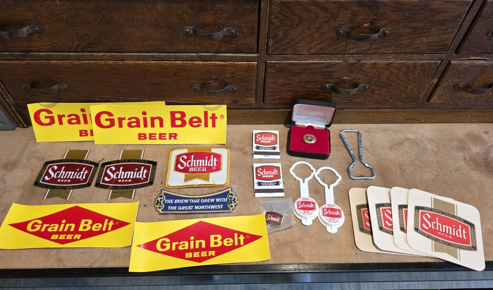 🔥 Vintage BEER lot Schmidt & Grain Belt Beer 19 Items 🔥 Vintage BEER lot Schmidt & Grain Belt Beer 19 Items