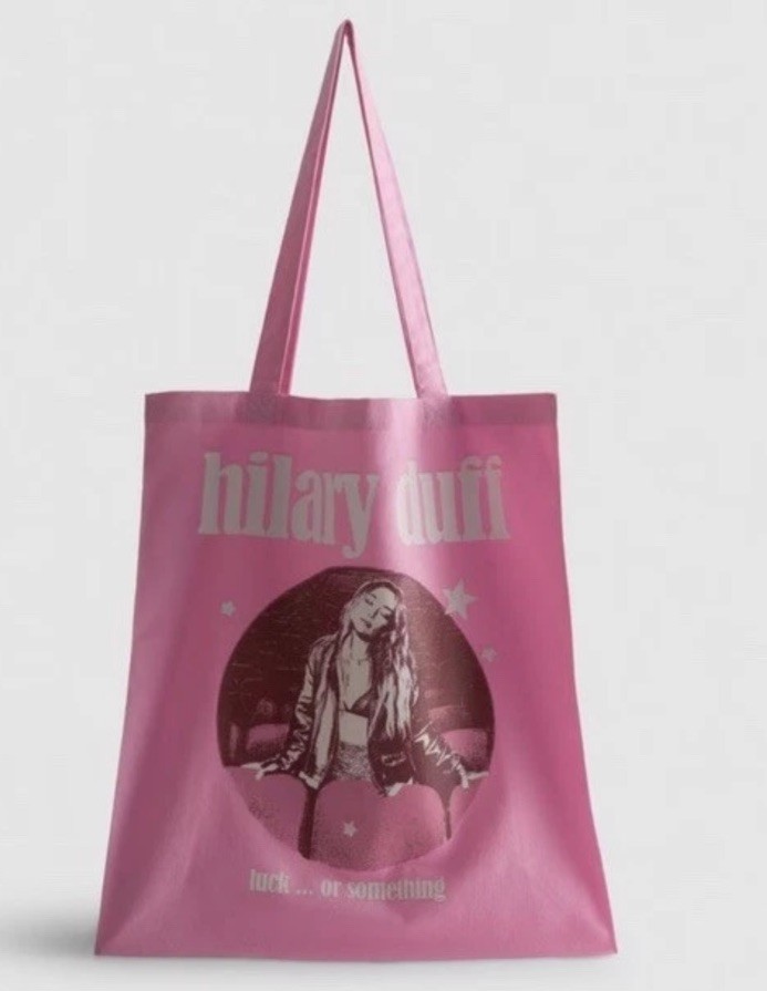Hilary Duff Reusable Canvas Bag Tote Primark Exclusive New