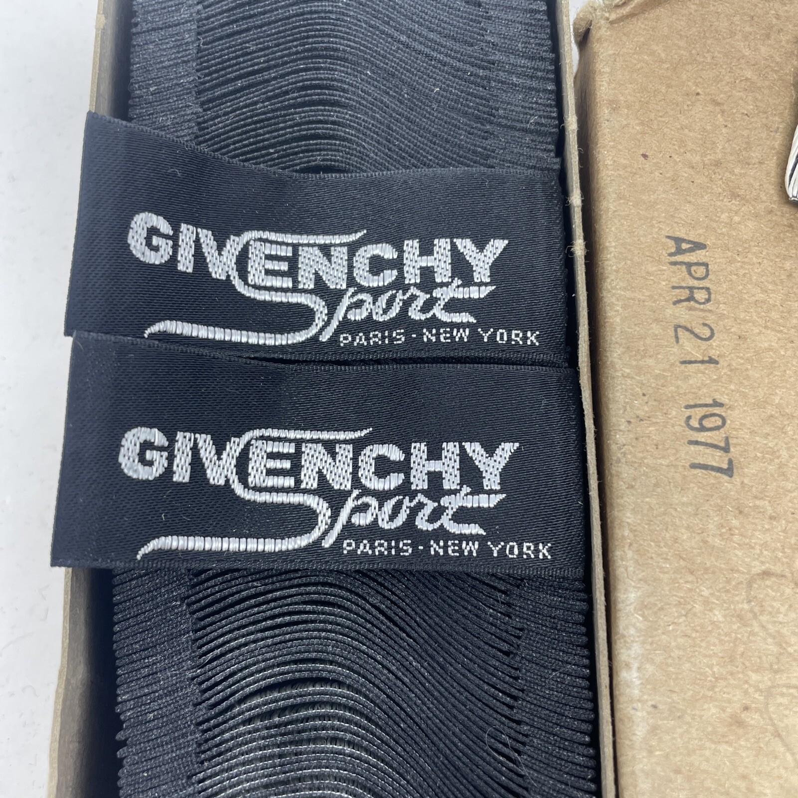 Vintage NOS Givenchy Sport Paris New York Label Rare Crafts Multiple Available