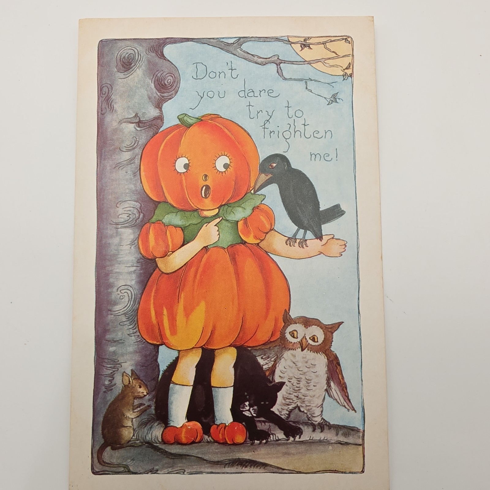 ANTIQUE WHITNEY PUB HALLOWEEN POSTCARD unposted EMBOSSED KIDNICK ANTIQUE WHITNEY PUB HALLOWEEN POSTCARD unposted EMBOSSED KIDNICK
