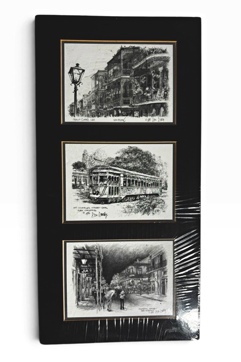 Don Davey Matted Prints Sealed 1980, 1976, 1991 New Orleans Don Davey Matted Prints Sealed 1980, 1976, 1991 New Orleans