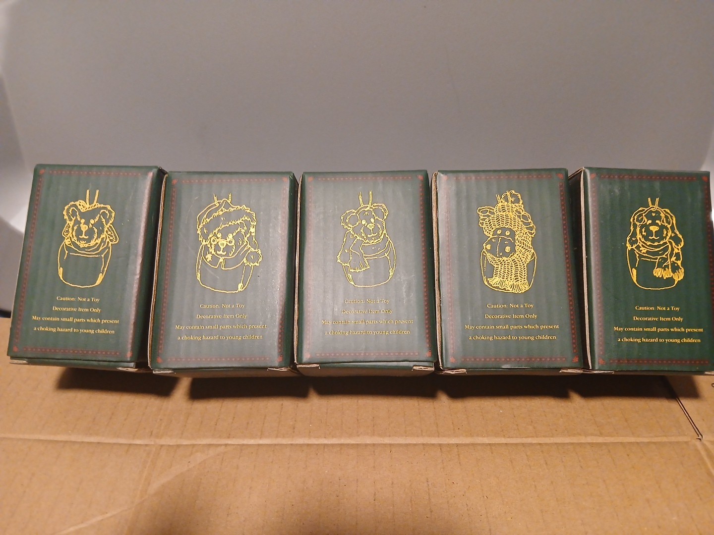 RARE Boyd\'s 2004 Collection Limited Christmas Bell Ornaments Lot (5) NEW IN BOX