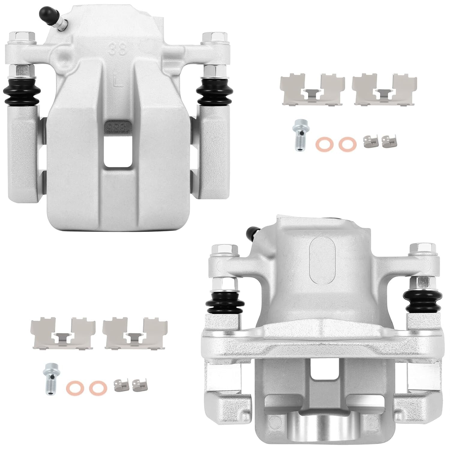 SCITOO Rear Left & Right Disc Brake Calipers With Bracket 19B3193 19B3192