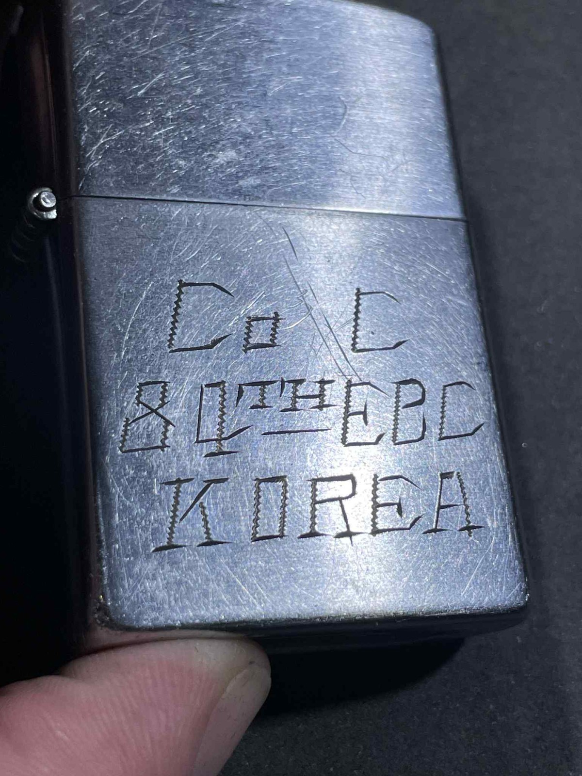 1950s Korean War US Army Military Co. C 84th EBC Korea Konwal Super Lighter