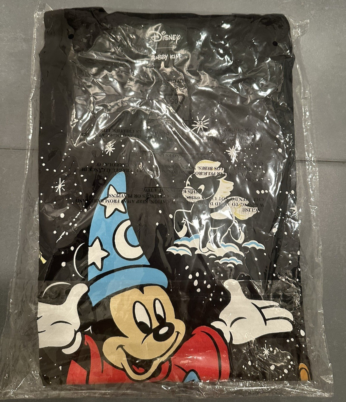 Disney Parks Bobby Kim Sorcerer\'s Apprentice Long Sleeve Shirt Size L NEW