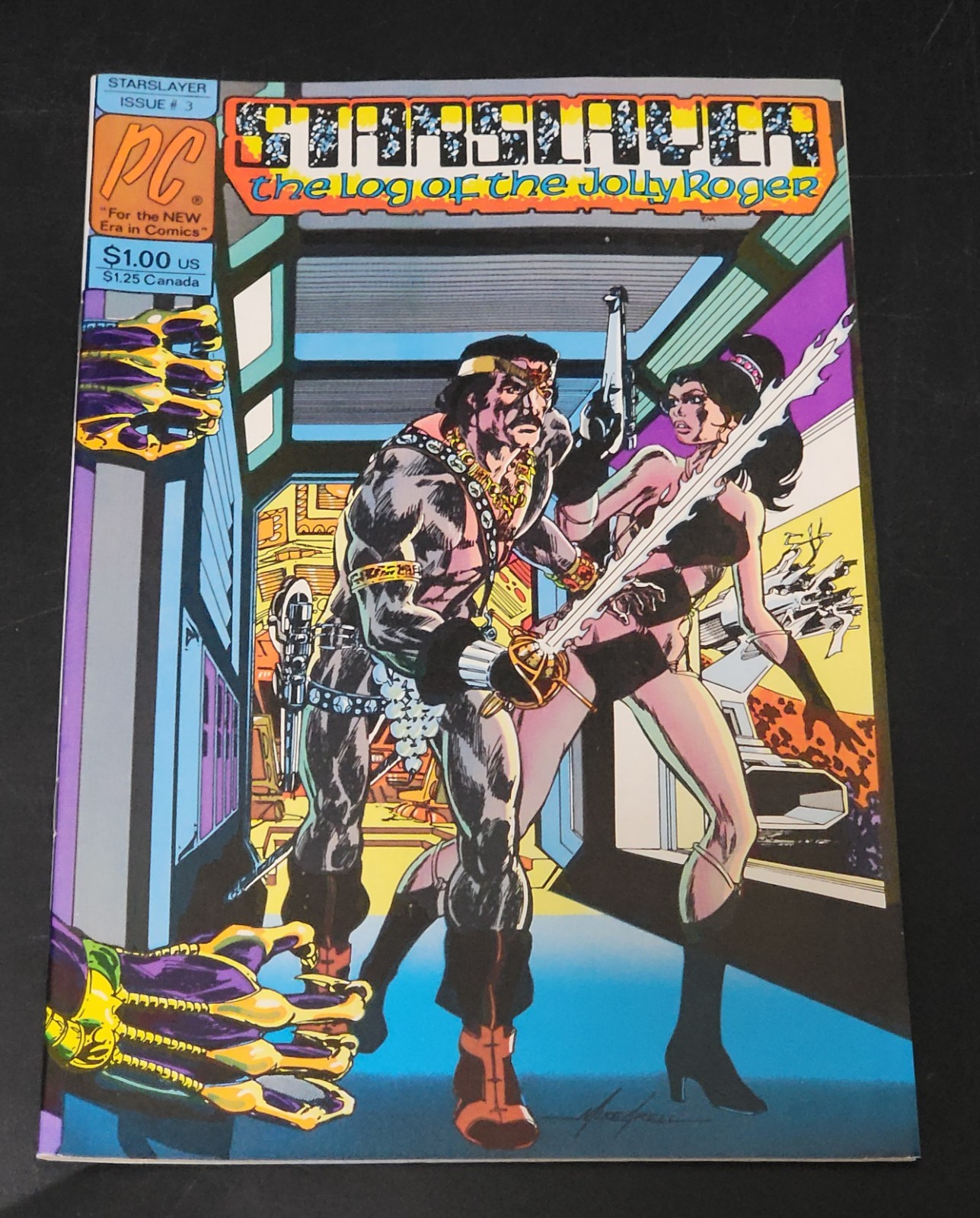 Starslayer (1982) #3 Mike Grell Cover Dave Stevens Art Early Rocketeer NM-