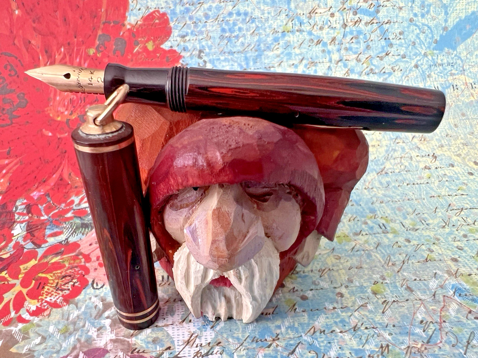 1930s WAHL Mottled HR, Ringtop with Presentation Box - Outstanding Condition
