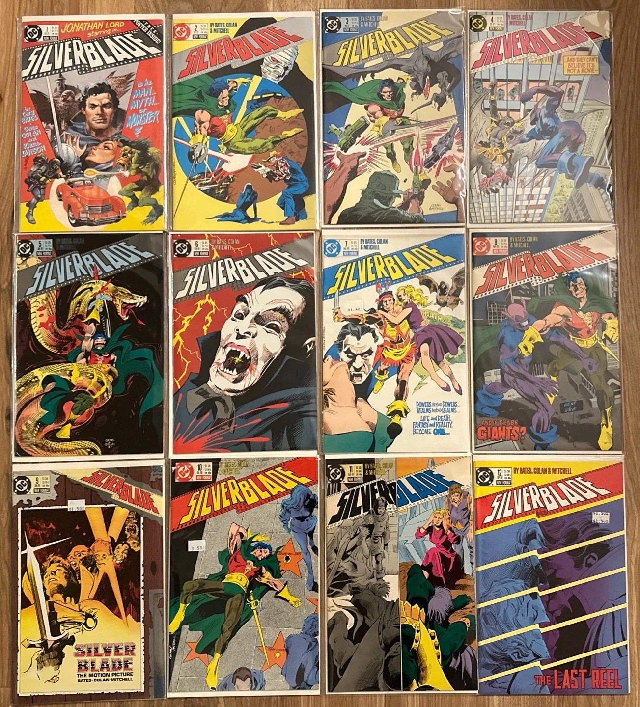 Silverblade #1-12 Complete Series Set DC Comics 1987 1988 Full Run Vintage