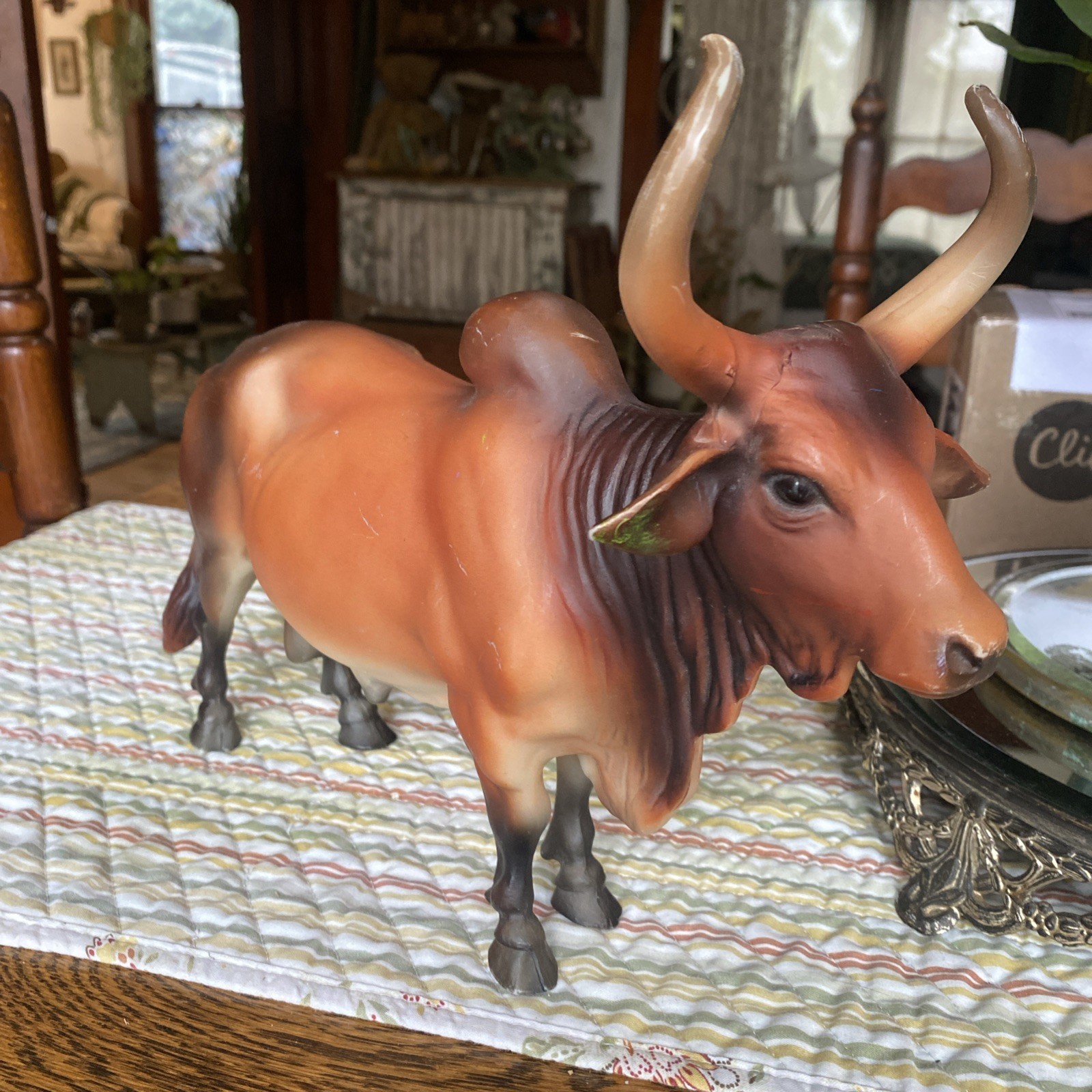 Red Brahma Bull - Traditional Breyer #385 Discontinued MADE IN USA Vintage