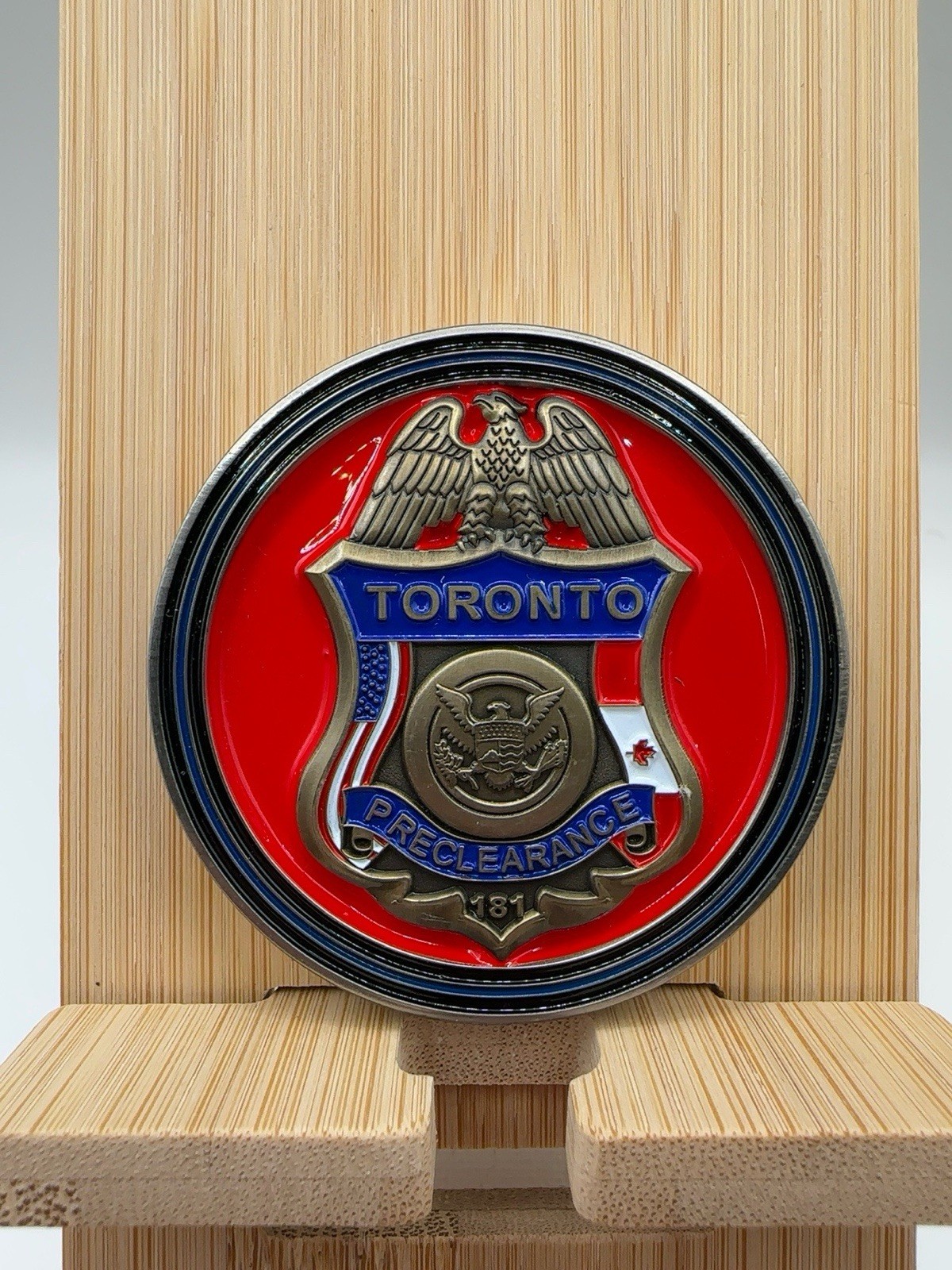 CBP Toronto Preclearance NTEU Chapter 181 Challenge Coin Canada
