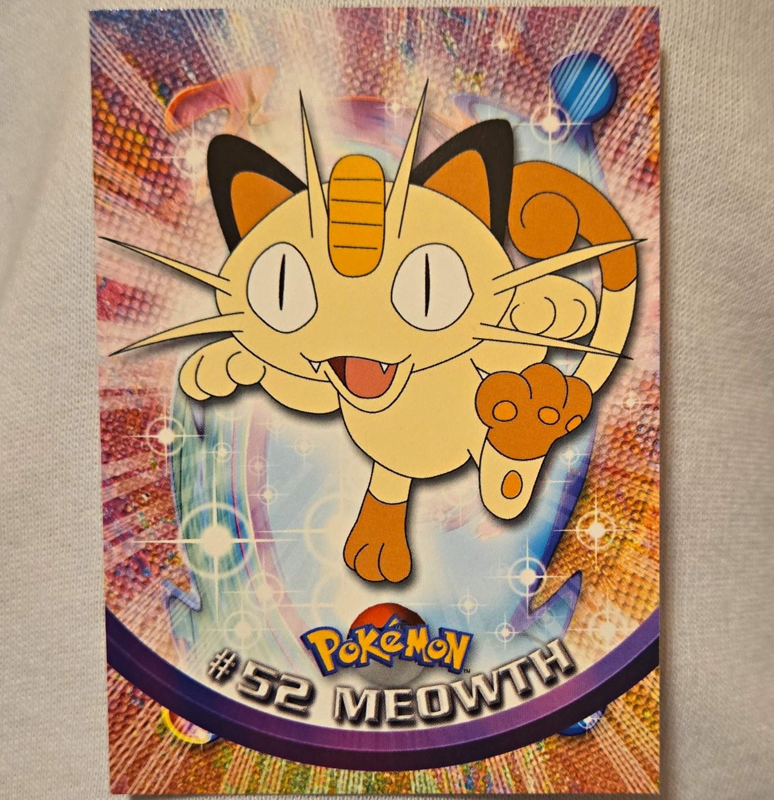 Topps 1999 Topps Pokémon TV Animation Edition Trading Card #52 Meowth