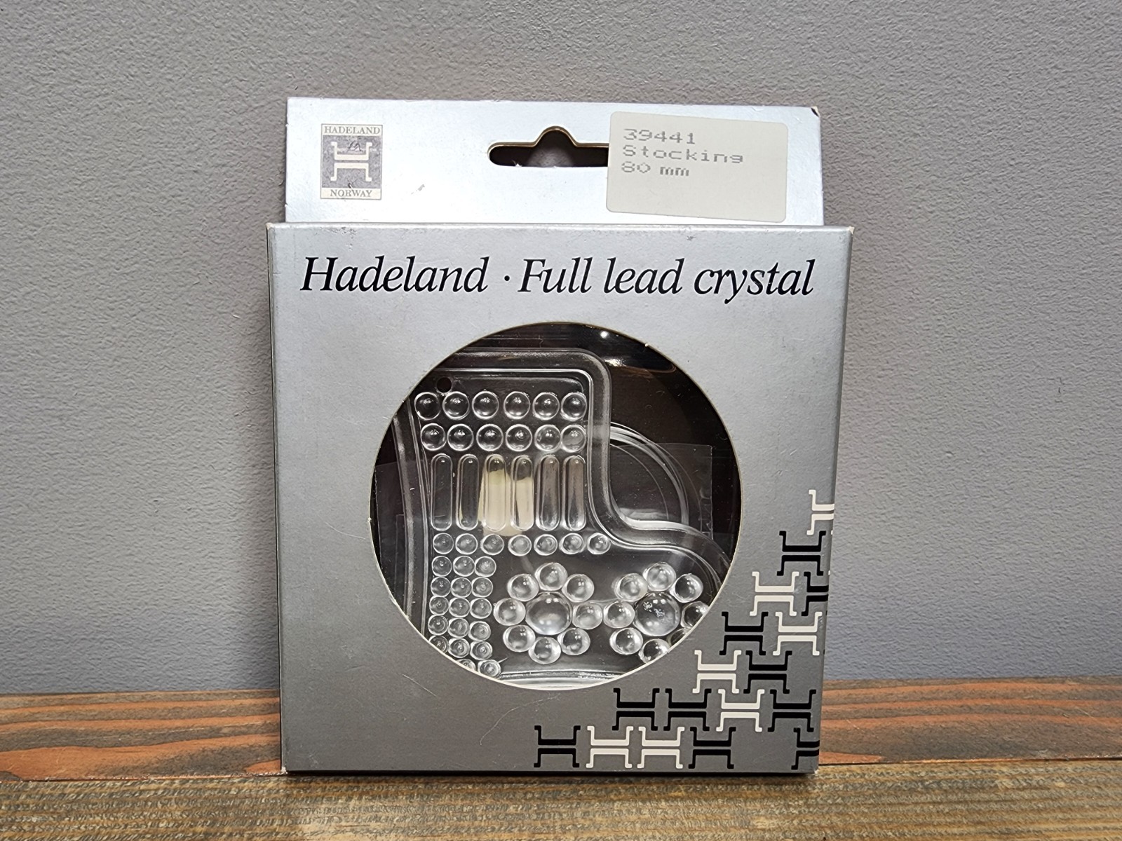 Hadeland Full Lead Crystal Norway In Box Stocking 39441 Hadeland Full Lead Crystal Norway In Box Stocking 39441