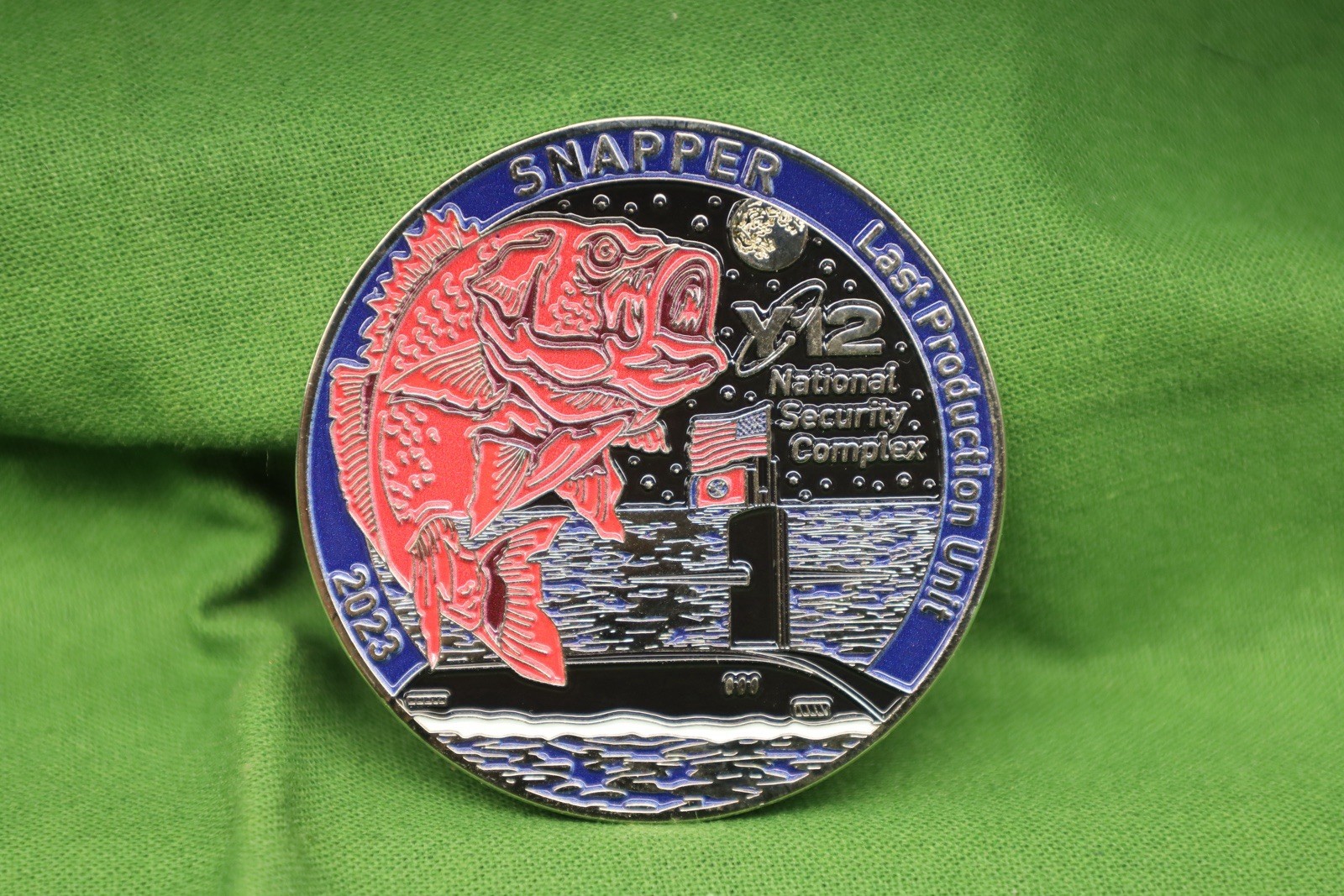 Y-12 National Security Complex 2023 Snapper Test Production Challenge Coin 2