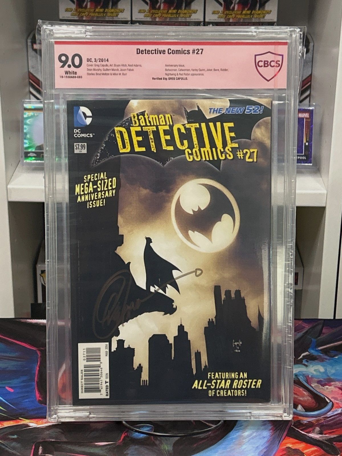 Detective Comics #27 CBCS 9.0 Signed Greg Capullo 2014 New 52 Anniversary Ed. Detective Comics #27 CBCS 9.0 Signed Greg Capullo 2014 New 52 Anniversary Ed.