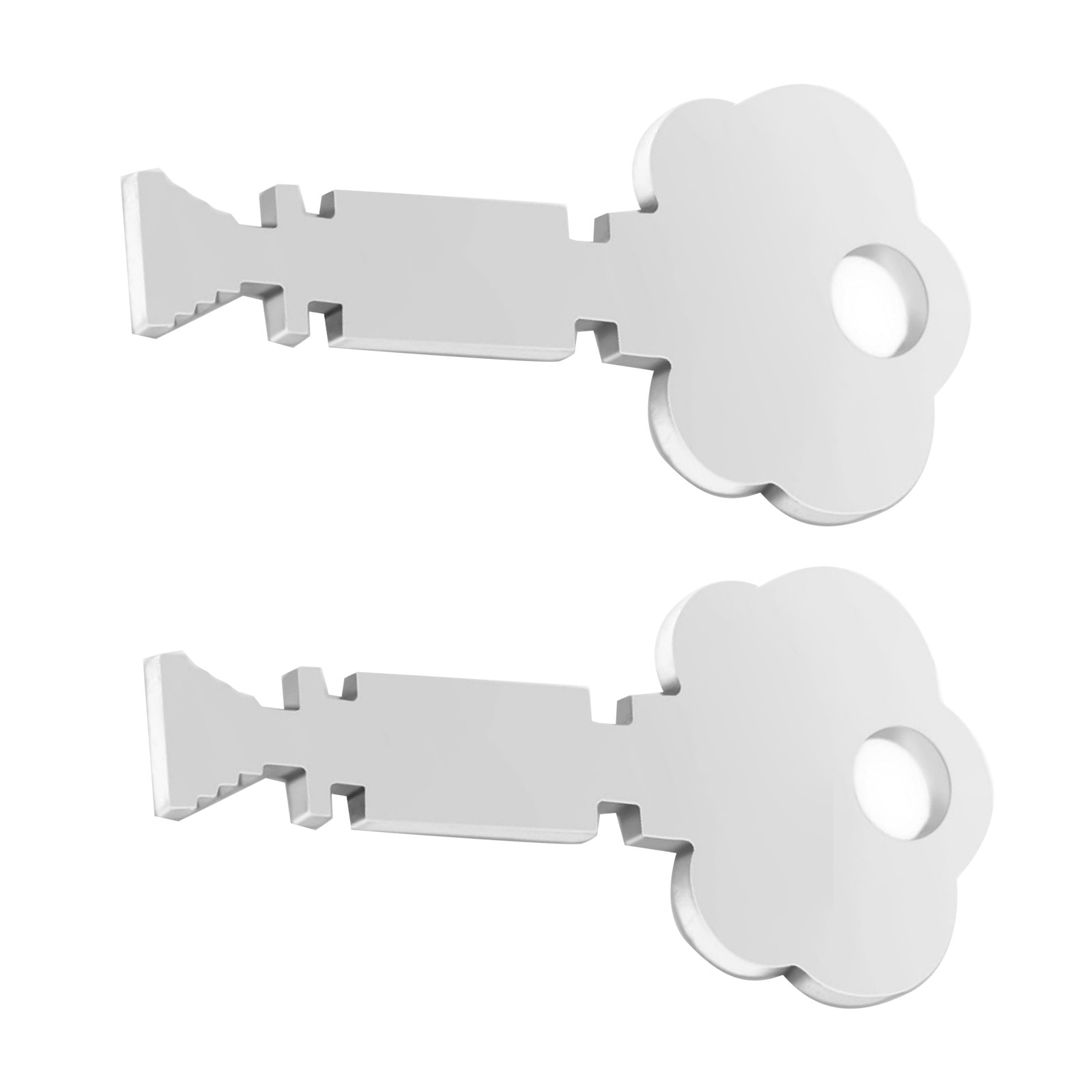 2 Pack Stainless Steel Service Key Tool for Equipment Maintenance Repair