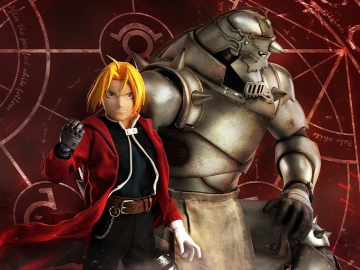 Fullmetal Alchemist: Brotherhood Edward & Alphonse Elric 1:6 Figures Two-Pack