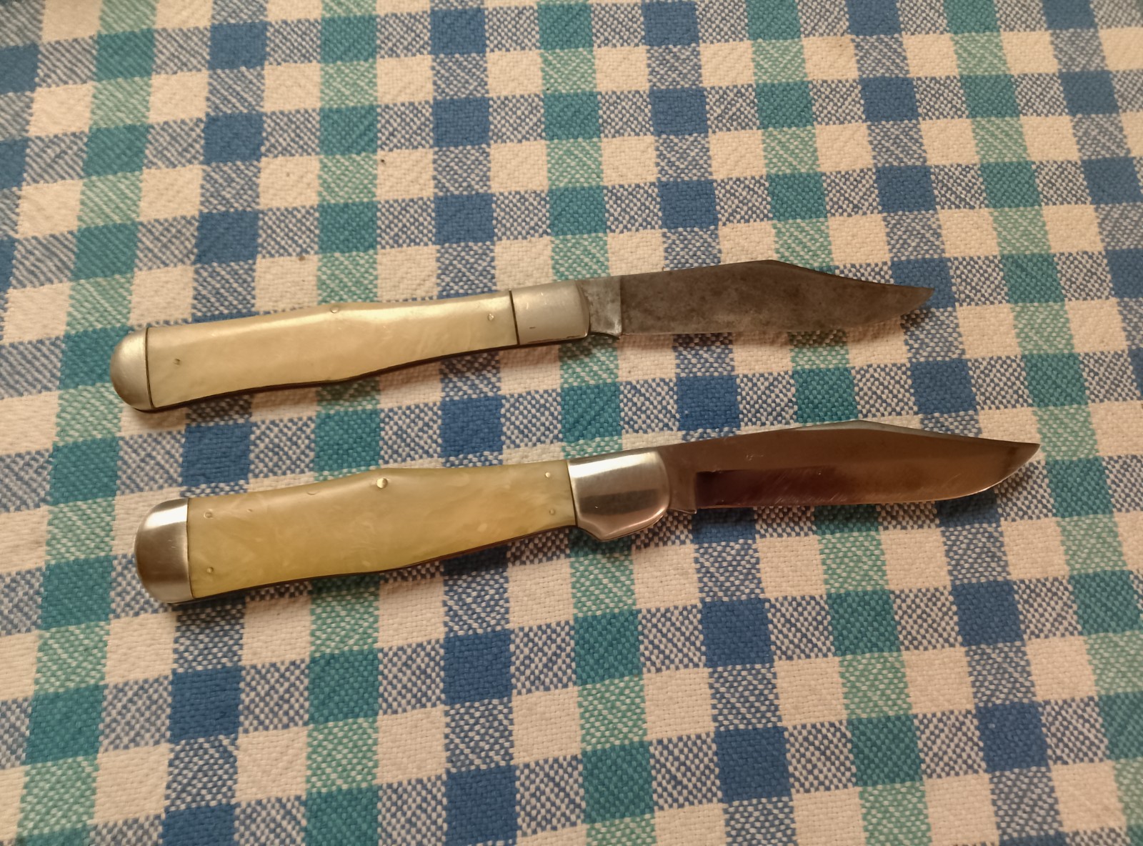 Vintage Case Tested XX Knives ~ 1920\'s and 30\'s era ~ Onyx