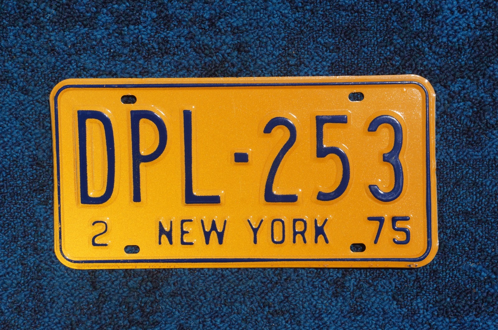 1975 New York Diplomat License Plate Diplomatic 1975 New York Diplomat License Plate Diplomatic