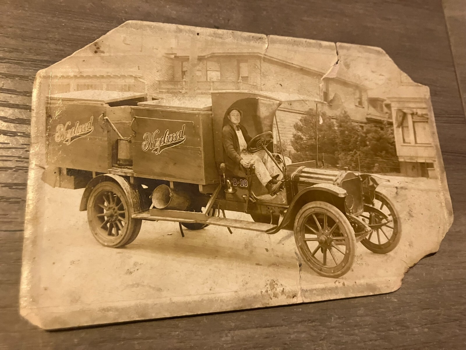Antique Photo of early delivery truck