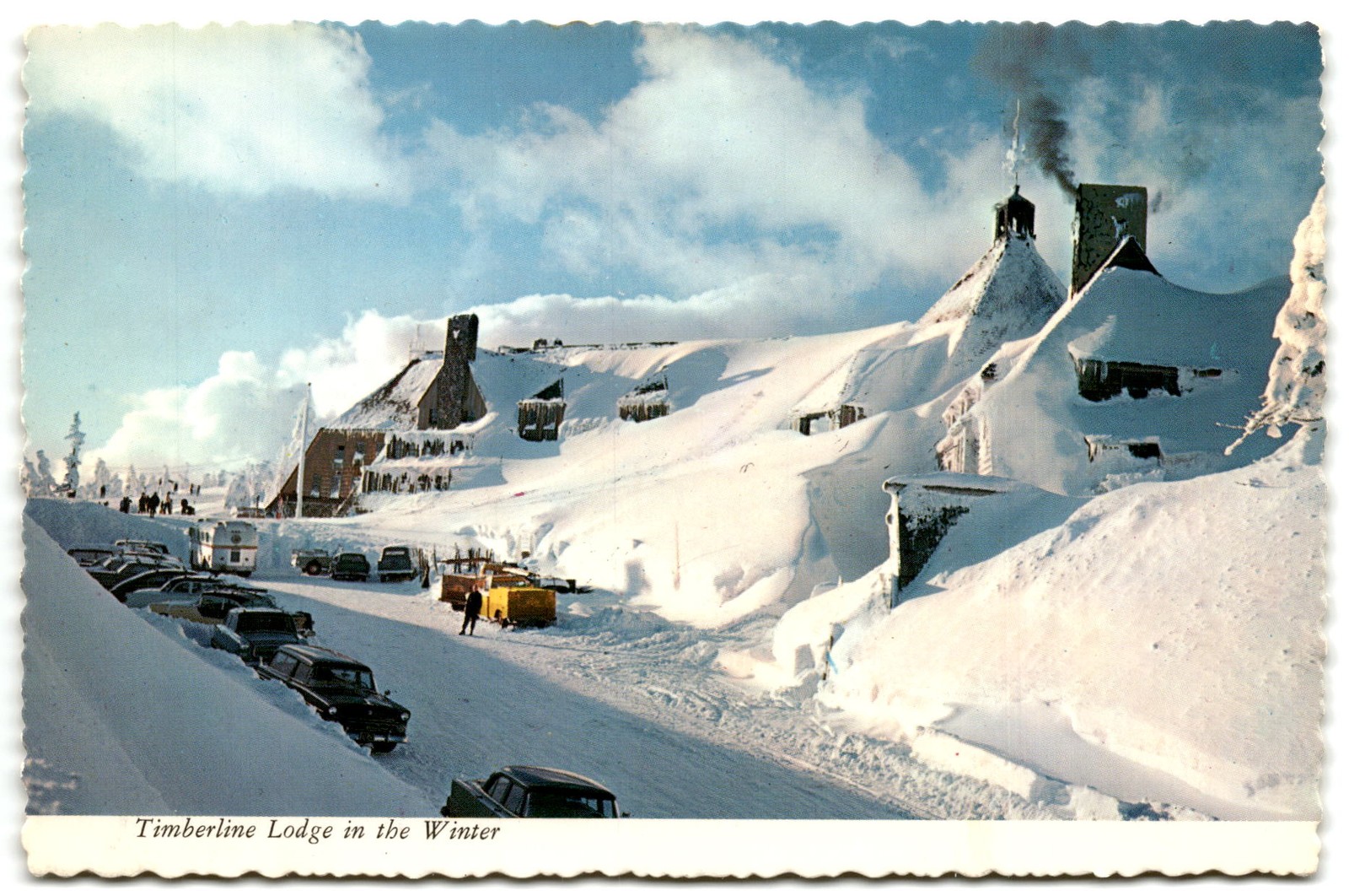 Timberline Lodge, Winter, Oregon, Smith Western Inc., Portland, NW Postcard Timberline Lodge, Winter, Oregon, Smith Western Inc., Portland, NW Postcard