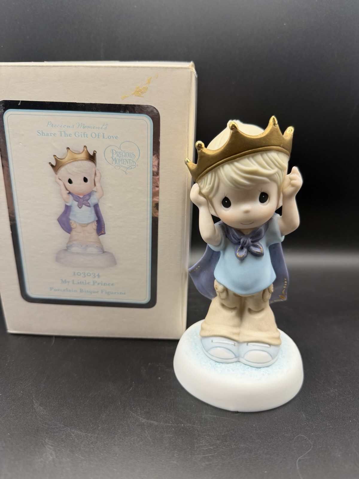 Precious Moments “MY LITTLE PRINCE” Boy Figurine Precious Moments “MY LITTLE PRINCE” Boy Figurine