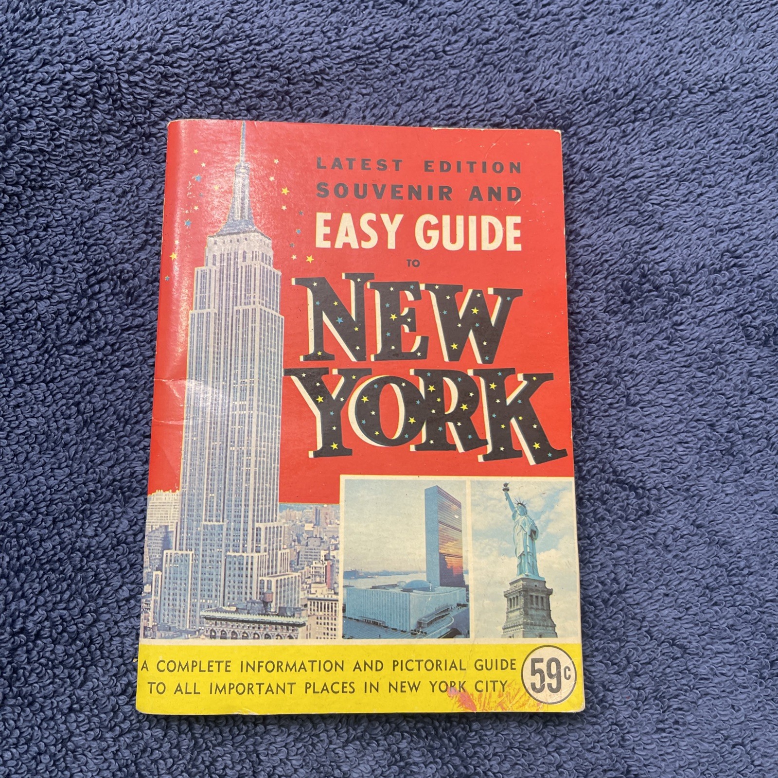 vintage 1964 SOUVENIR and EASY GUIDE to NEW YORK