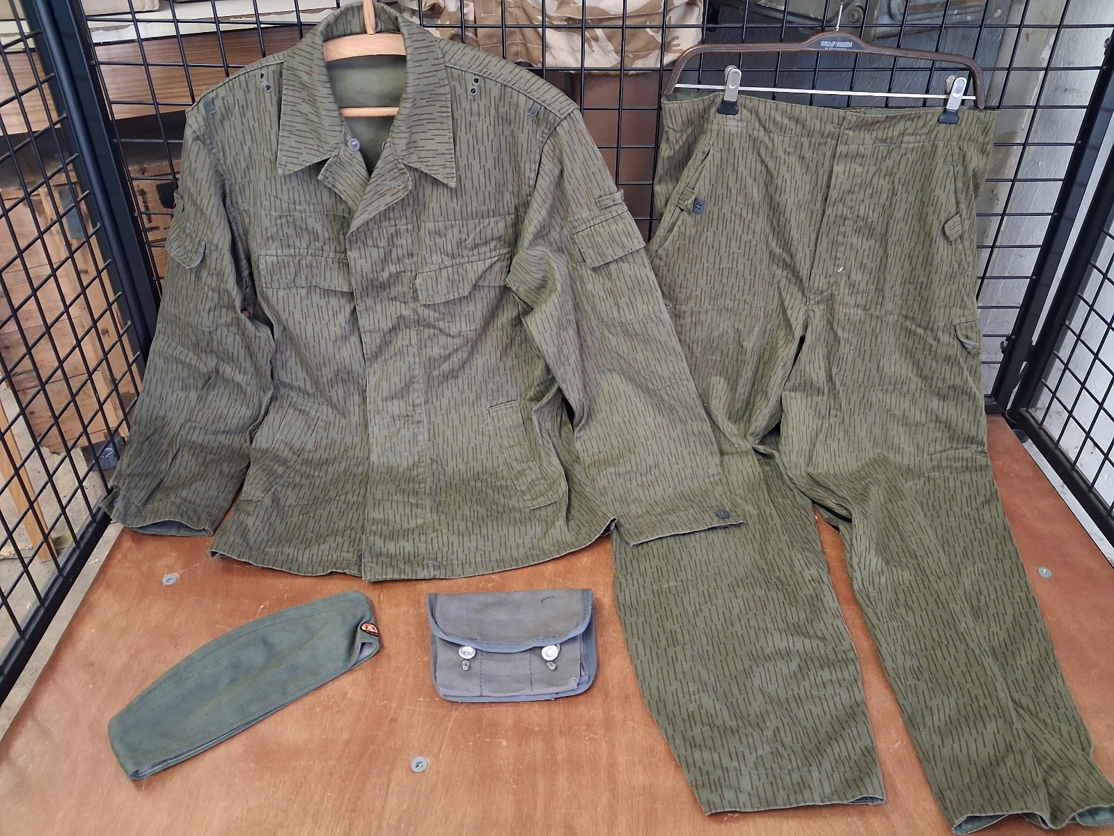 GDR NVA FDA FIELD SERVICE UNIFORM JACKET & TROUSERS + ACCESSORIES