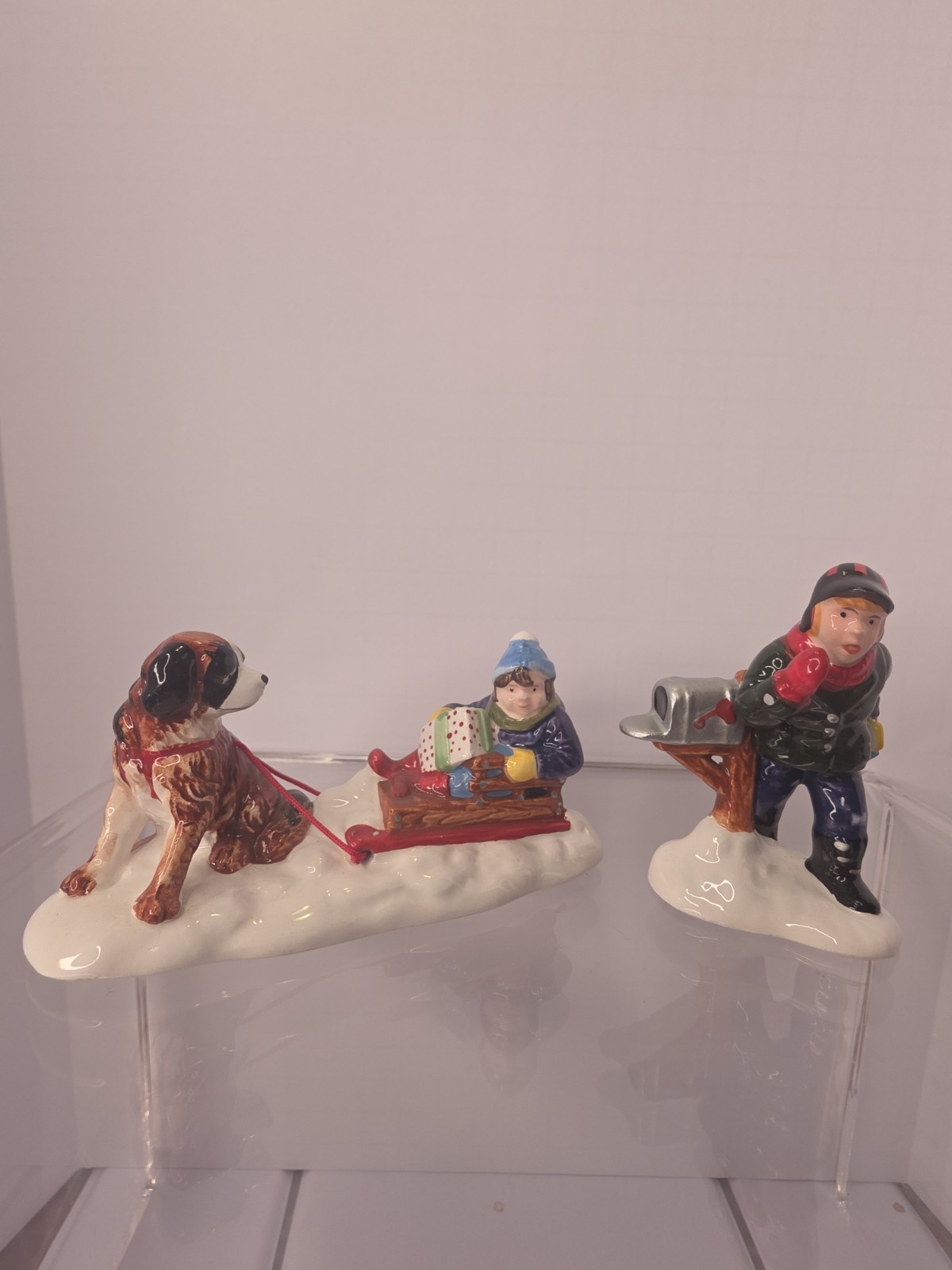 Dept 56 2 Piece Set The Original Snow Village Dept 56 2 Piece Set The Original Snow Village
