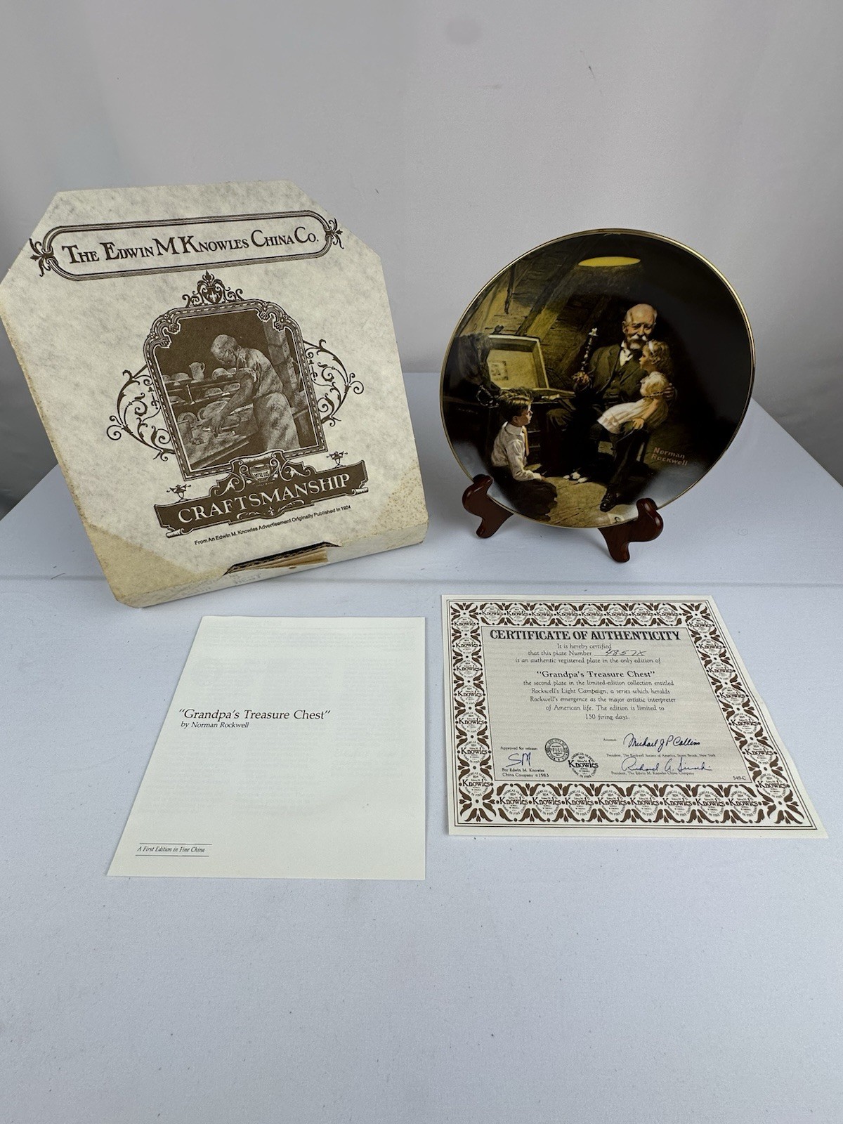 Norman Rockwell\'s Light Campaign Plate \