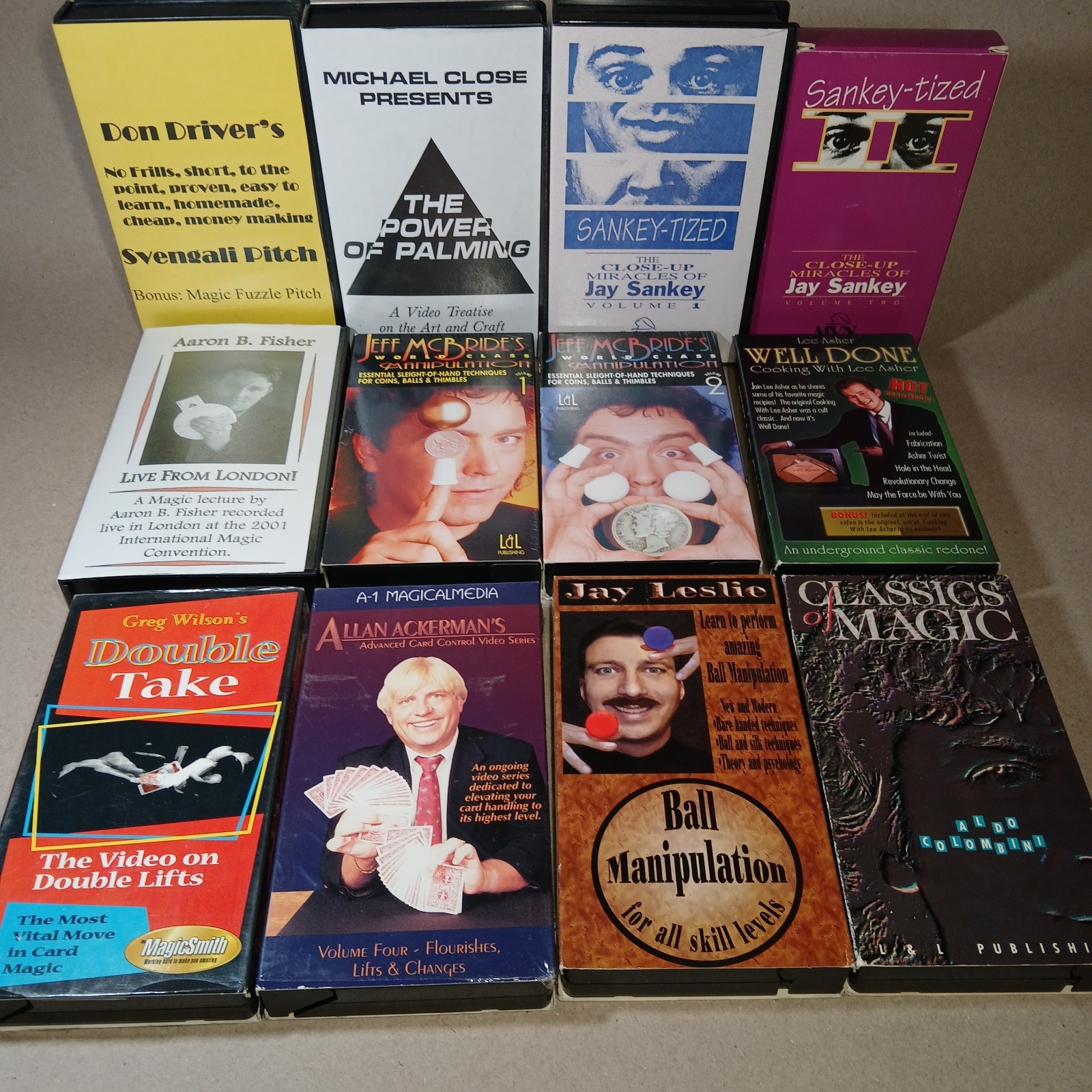 Magic Education VHS Lot of 12 L&L A-1 Sankey Wilson Asher Fisher Ackerman VTG Magic Education VHS Lot of 12 L&L A-1 Sankey Wilson Asher Fisher Ackerman VTG