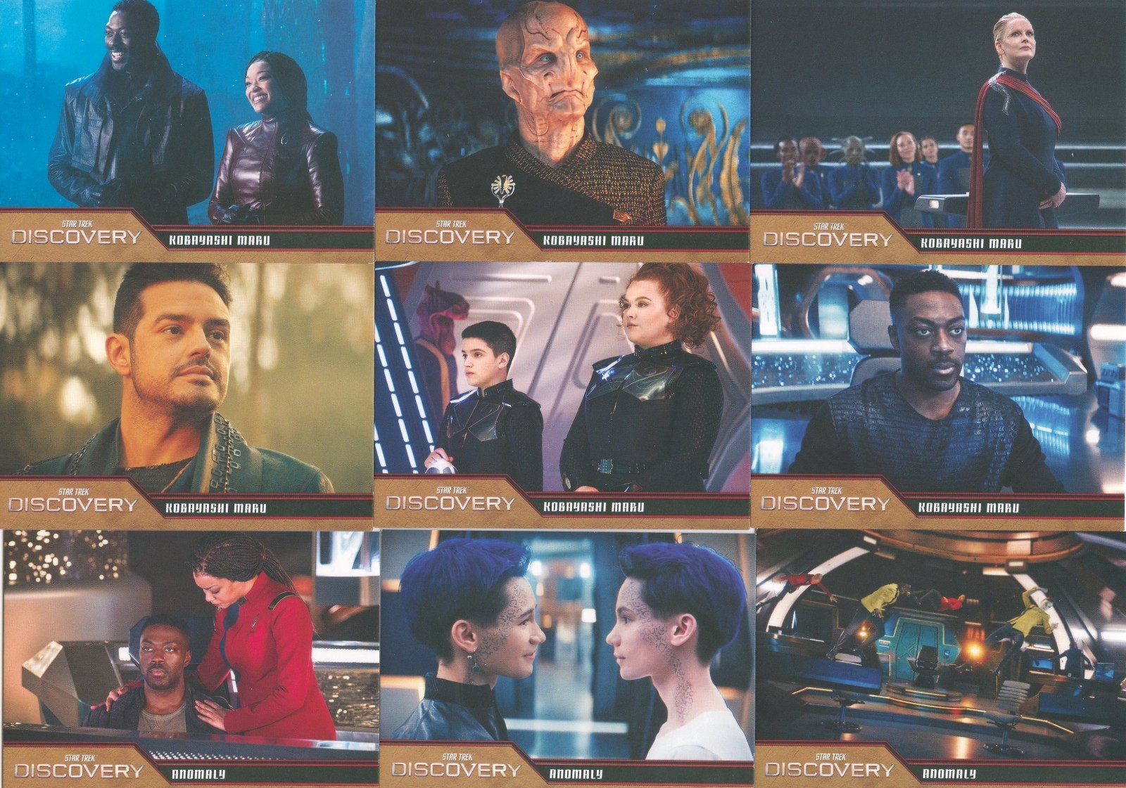 Star Trek Discovery Season 4 Complete 78 card base set plus 2 empty wrappers