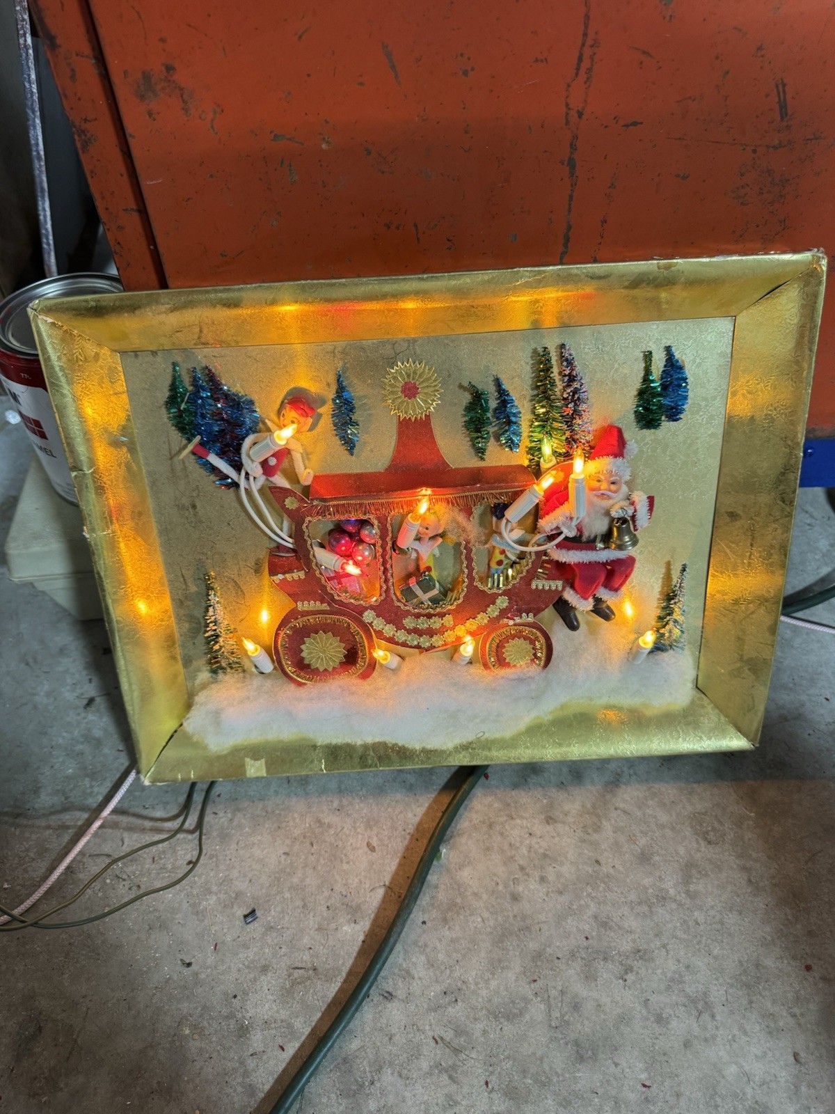 Vintage Noma Pixie Wall/Stand Up Lighted Christmas Decoration Vintage Noma Pixie Wall/Stand Up Lighted Christmas Decoration