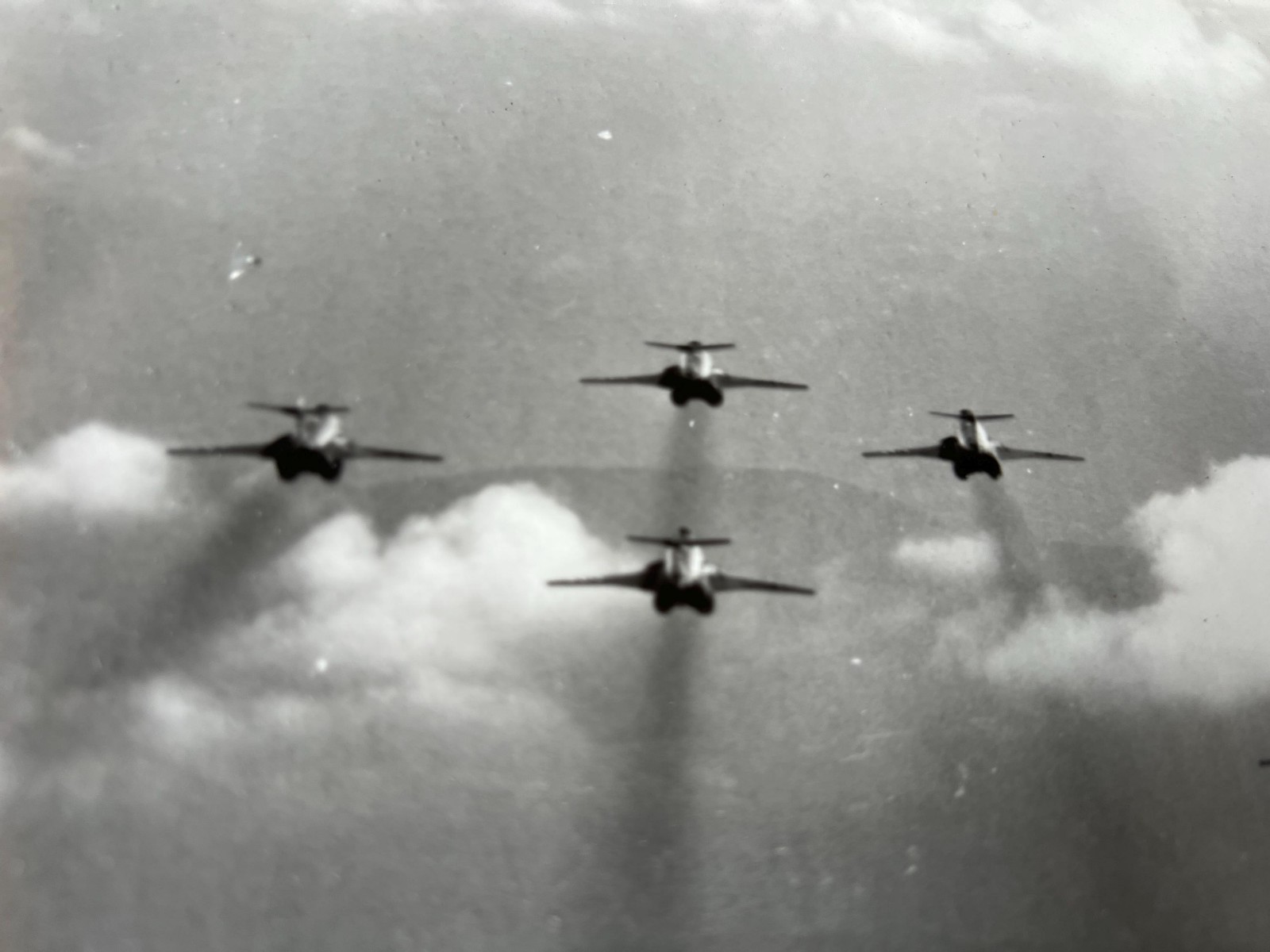 Signed Photo McDonnell F-101 Voodoo Formation Maj Gen Edmundson USAF