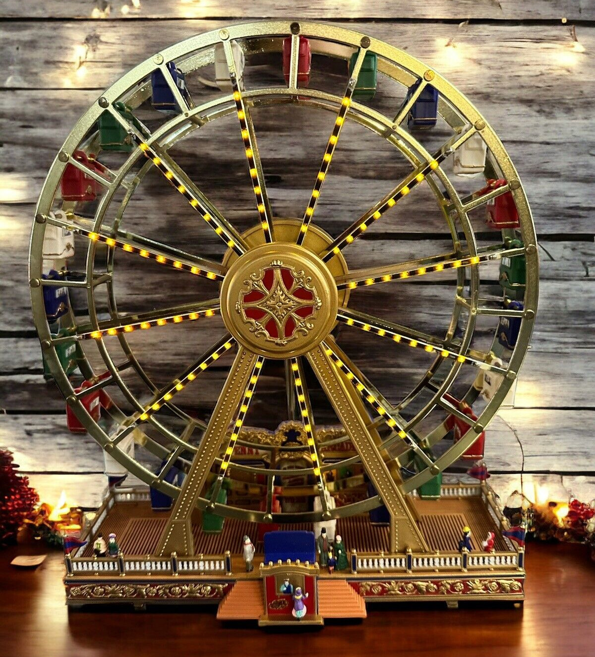 Mr Christmas World's Fair Ferris Wheel Gold Label Collection Tested MIB