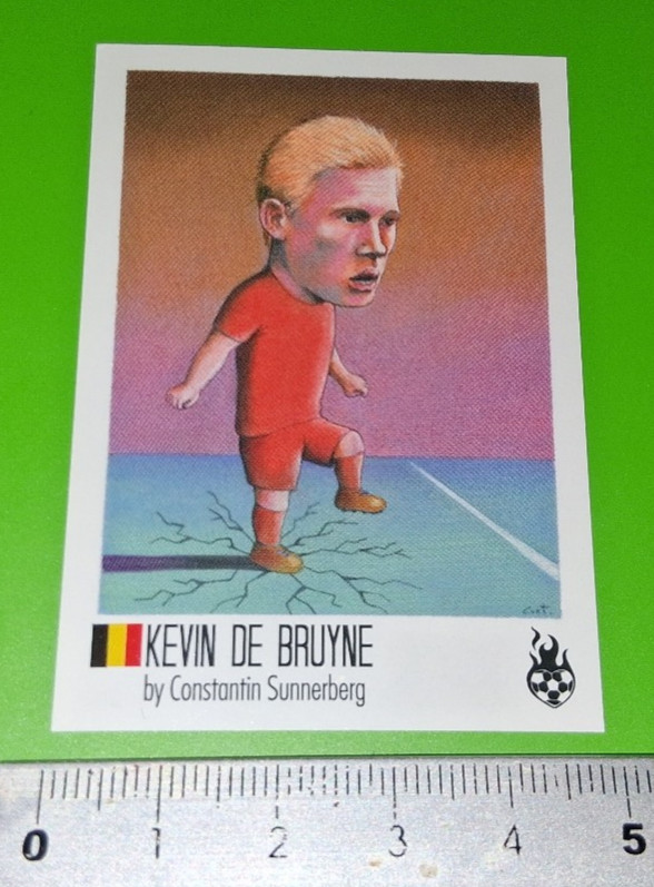 2018 Kevin de Bruyne Belgium World Cup Tschutti Heftli Sticker Decal World Cup