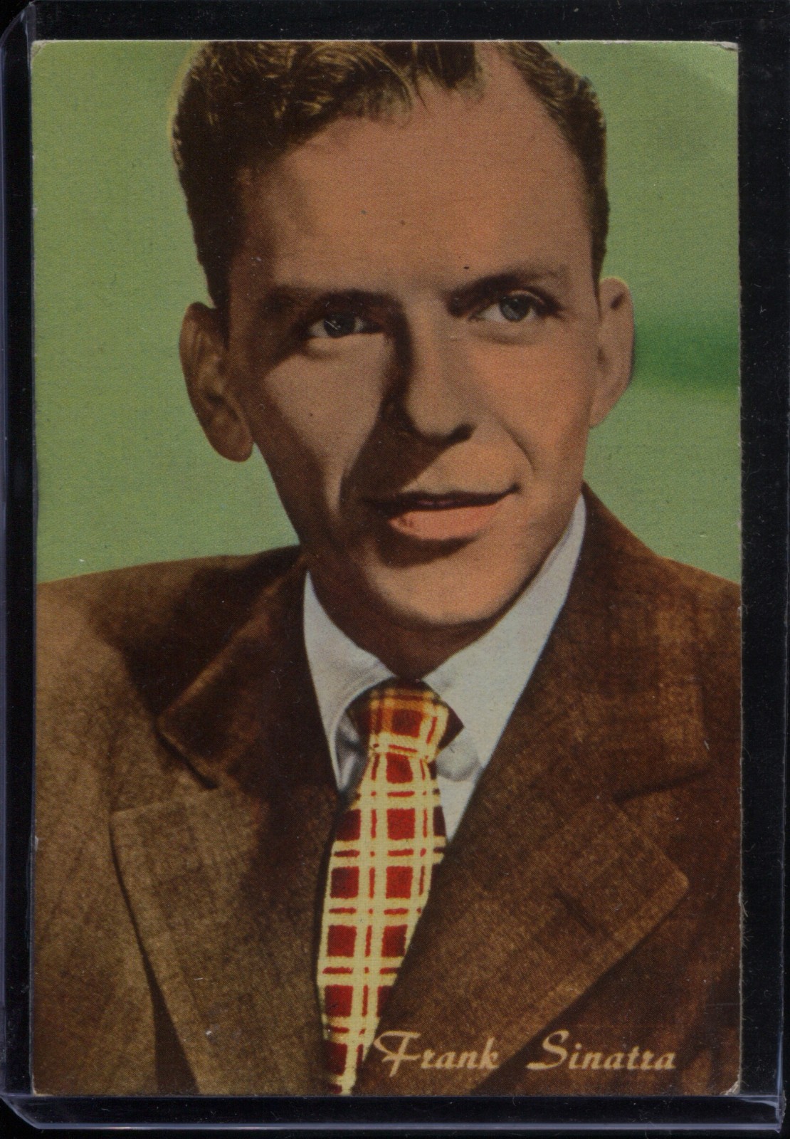 Frank Sinatra Vintage Dutch Movie Film Star Trading Card