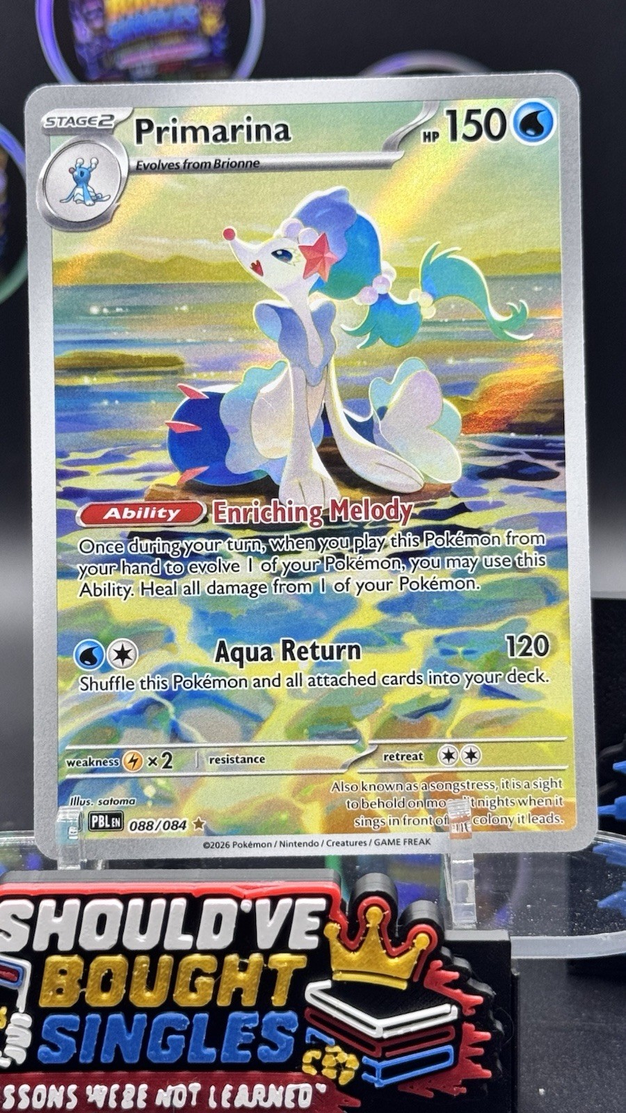 Primarina - 2026 Mega Evolution: Pitch Black #88/84 IR