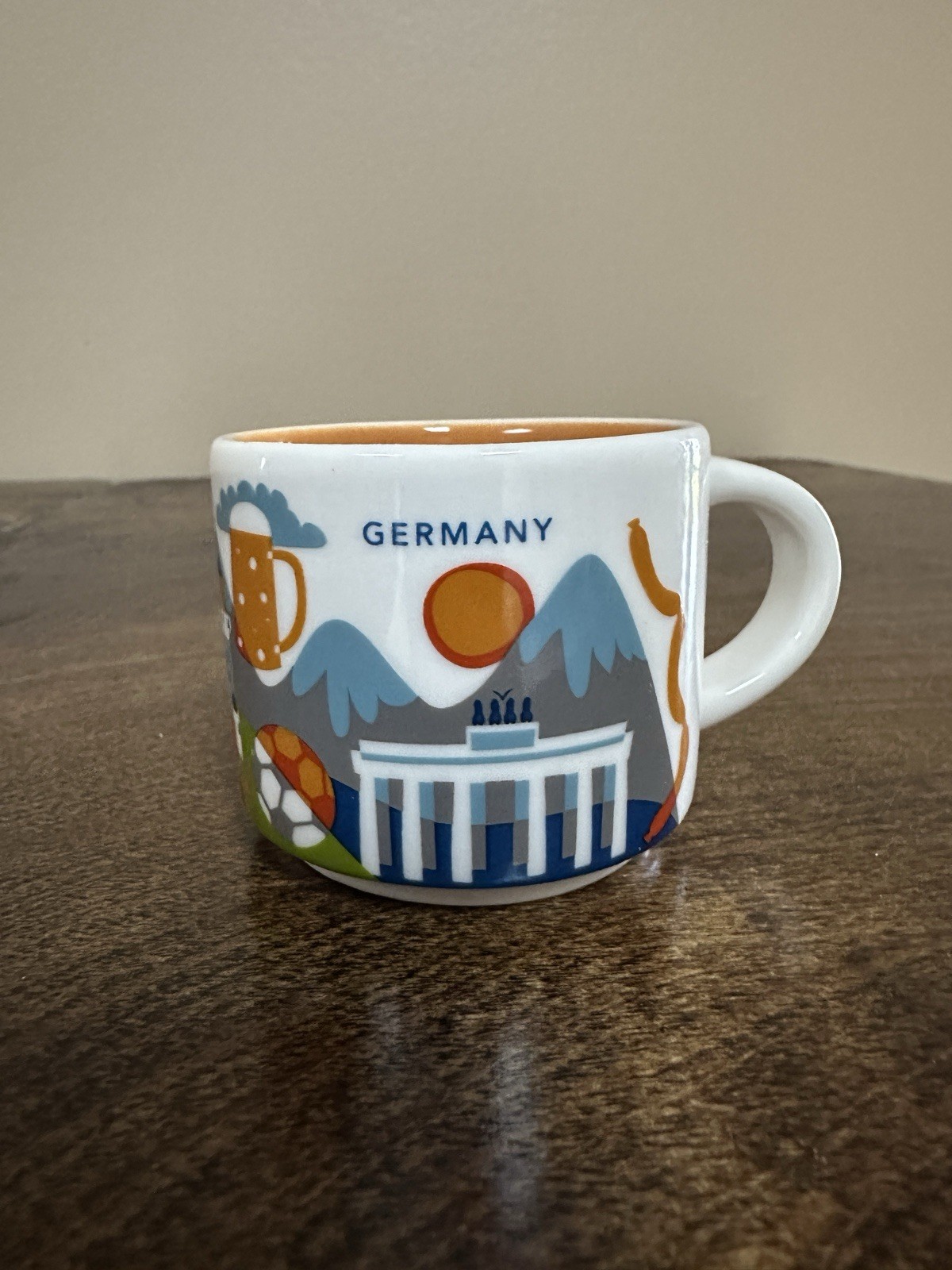 Starbucks Berlin Mini Mug Cup You Are Here Series YAH Ornament Germany 2oz