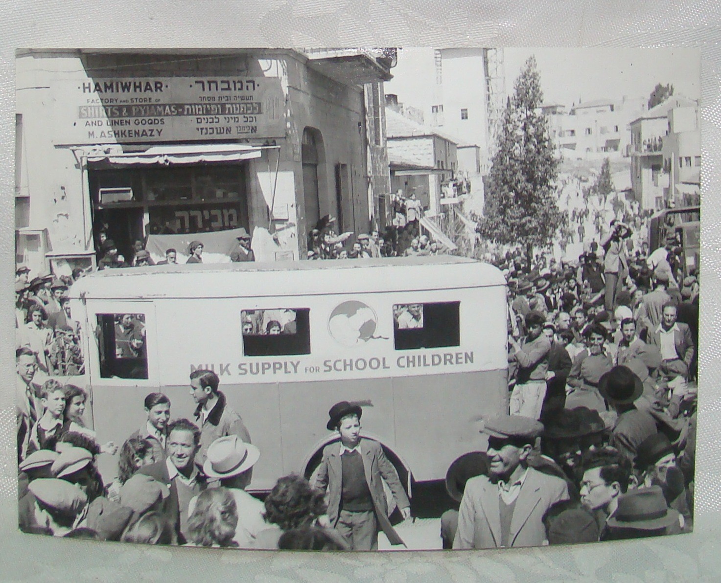 Jewish Palestine eretz Israel Jerusalem press photo 1947 end of British mandate