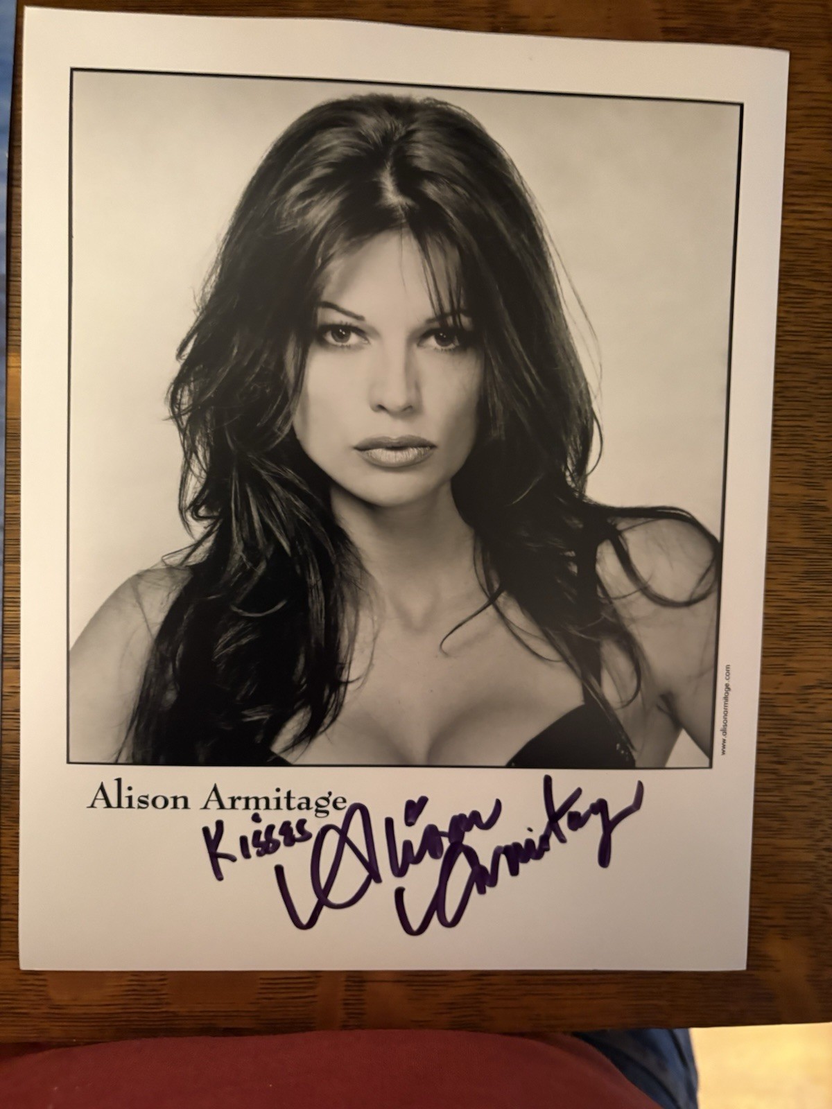 ALISON ARMITAGE SIGNED AUTOGRAPHED 8x10 PHOTO PLAYBOY MODEL ACTRESS