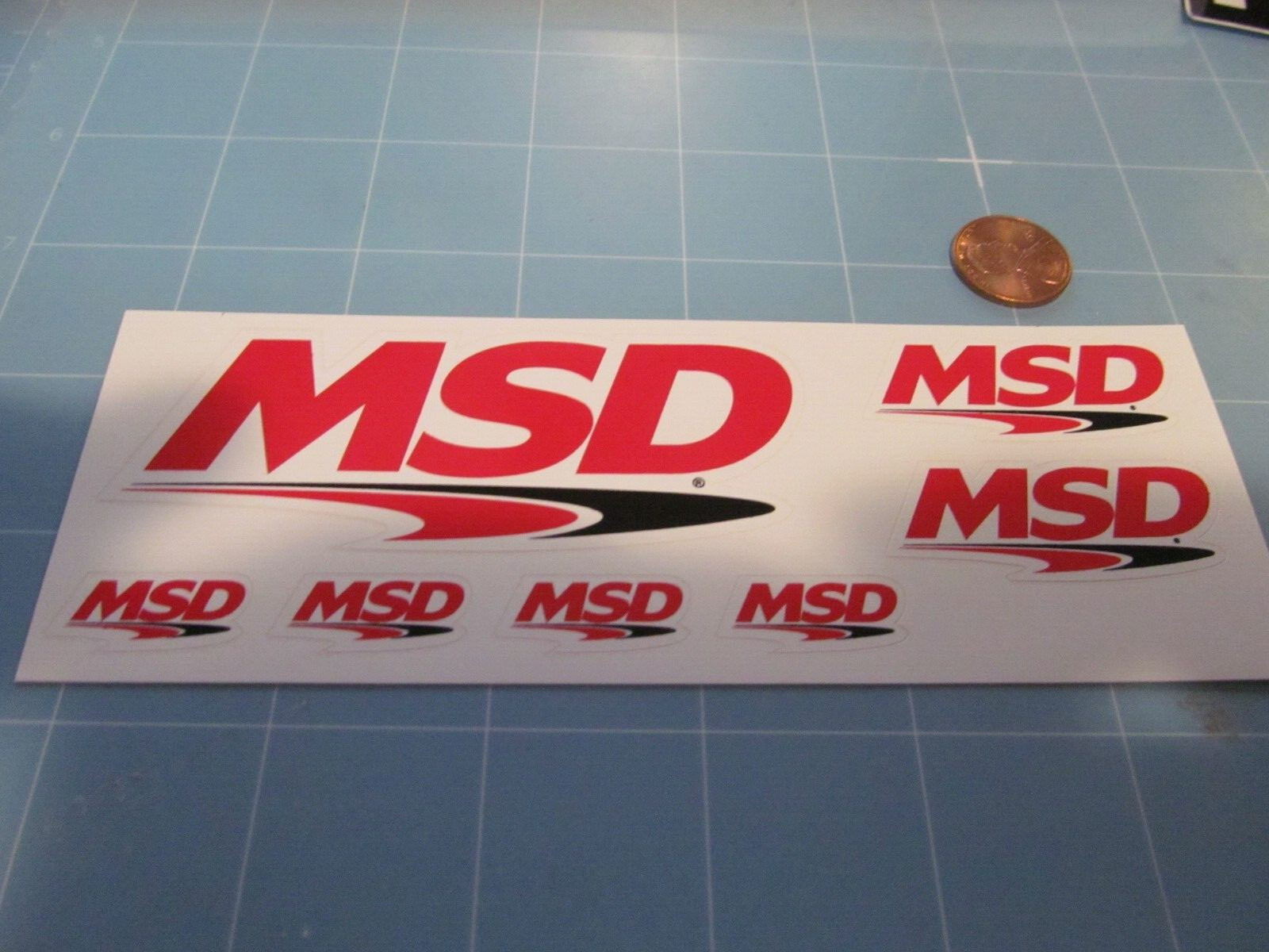 MSD-SMALL SHEET Sticker / Decal ORIGINAL OLD STOCK MSD-SMALL SHEET Sticker / Decal ORIGINAL OLD STOCK