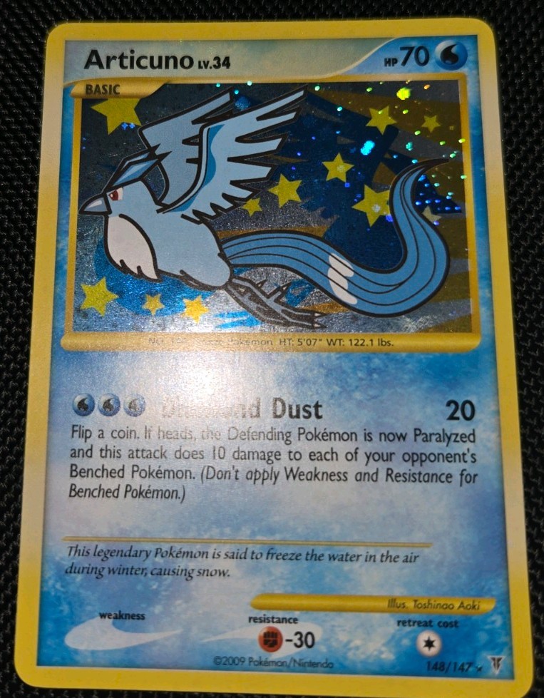 2009 Articuno LVL 34 Holo Rare Supreme Victors