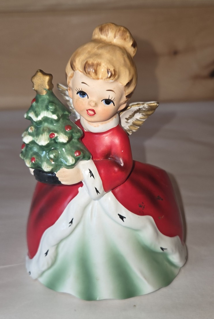 Napco Christmas Angel Planter 5 1/2\ Napco Christmas Angel Planter 5 1/2\