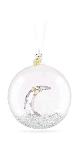 Swarovski 2025 Christmas Ball Crystal ornament 5701865 New-Authentic Beautiful Swarovski 2025 Christmas Ball Crystal ornament 5701865 New-Authentic Beautiful