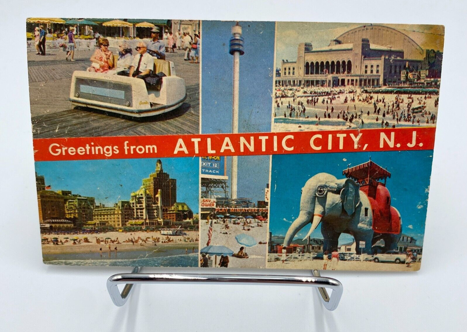 Vtg 1930\'s - 1940\'s Atlantic City New Jersey Postcard